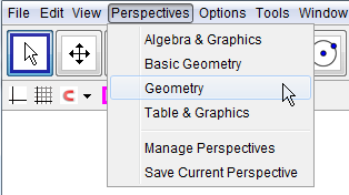geogebra4.0perspectivemenu